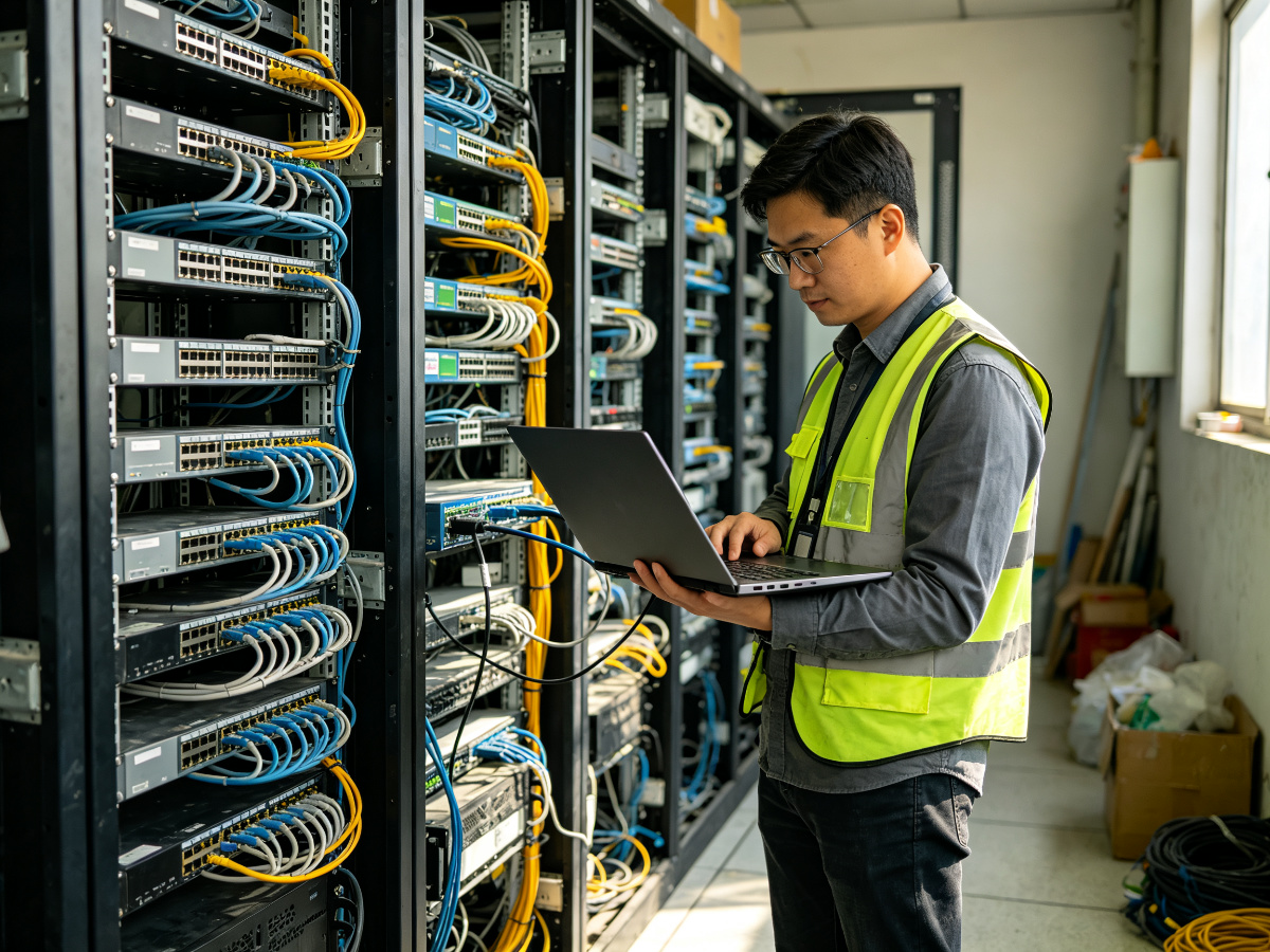 网络设备企业网站建设案例